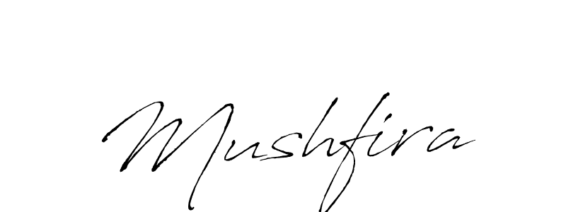 Similarly Antro_Vectra is the best handwritten signature design. Signature creator online .You can use it as an online autograph creator for name Mushfira. Mushfira signature style 6 images and pictures png