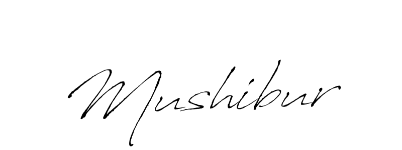 Create a beautiful signature design for name Mushibur. With this signature (Antro_Vectra) fonts, you can make a handwritten signature for free. Mushibur signature style 6 images and pictures png
