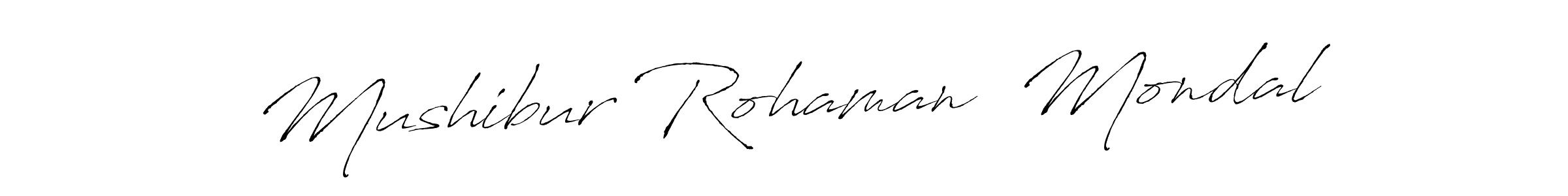 This is the best signature style for the Mushibur Rohaman  Mondal name. Also you like these signature font (Antro_Vectra). Mix name signature. Mushibur Rohaman  Mondal signature style 6 images and pictures png