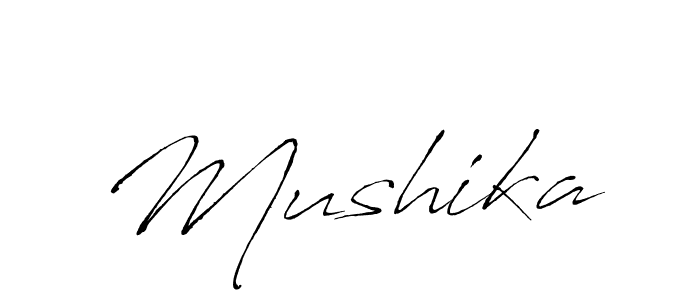 The best way (Antro_Vectra) to make a short signature is to pick only two or three words in your name. The name Mushika include a total of six letters. For converting this name. Mushika signature style 6 images and pictures png