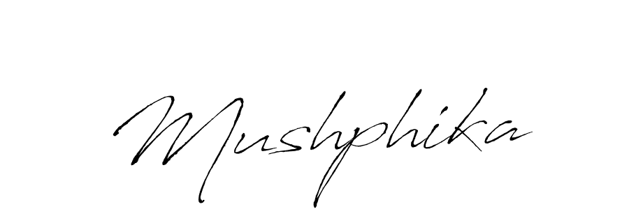 Design your own signature with our free online signature maker. With this signature software, you can create a handwritten (Antro_Vectra) signature for name Mushphika. Mushphika signature style 6 images and pictures png