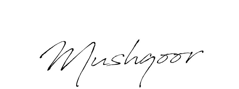 It looks lik you need a new signature style for name Mushqoor. Design unique handwritten (Antro_Vectra) signature with our free signature maker in just a few clicks. Mushqoor signature style 6 images and pictures png