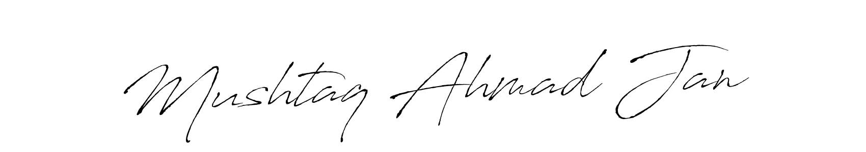 Design your own signature with our free online signature maker. With this signature software, you can create a handwritten (Antro_Vectra) signature for name Mushtaq Ahmad Jan. Mushtaq Ahmad Jan signature style 6 images and pictures png