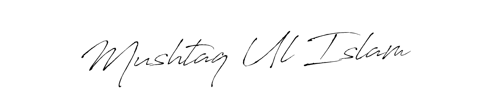 Use a signature maker to create a handwritten signature online. With this signature software, you can design (Antro_Vectra) your own signature for name Mushtaq Ul Islam. Mushtaq Ul Islam signature style 6 images and pictures png