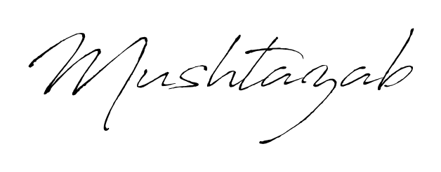 Also You can easily find your signature by using the search form. We will create Mushtazab name handwritten signature images for you free of cost using Antro_Vectra sign style. Mushtazab signature style 6 images and pictures png