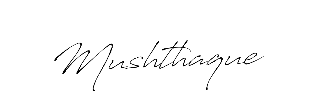 Mushthaque stylish signature style. Best Handwritten Sign (Antro_Vectra) for my name. Handwritten Signature Collection Ideas for my name Mushthaque. Mushthaque signature style 6 images and pictures png