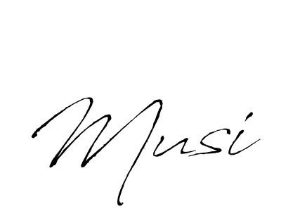 Musi stylish signature style. Best Handwritten Sign (Antro_Vectra) for my name. Handwritten Signature Collection Ideas for my name Musi. Musi signature style 6 images and pictures png