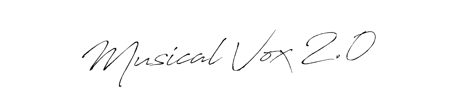 Here are the top 10 professional signature styles for the name Musical Vox 2.0. These are the best autograph styles you can use for your name. Musical Vox 2.0 signature style 6 images and pictures png