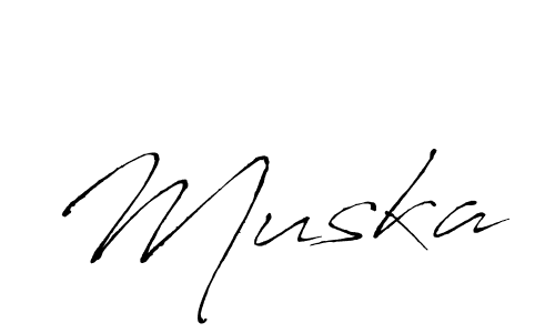 Antro_Vectra is a professional signature style that is perfect for those who want to add a touch of class to their signature. It is also a great choice for those who want to make their signature more unique. Get Muska name to fancy signature for free. Muska signature style 6 images and pictures png