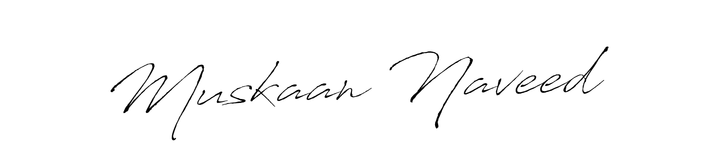 Muskaan Naveed stylish signature style. Best Handwritten Sign (Antro_Vectra) for my name. Handwritten Signature Collection Ideas for my name Muskaan Naveed. Muskaan Naveed signature style 6 images and pictures png