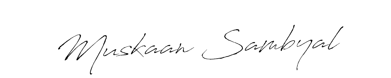 It looks lik you need a new signature style for name Muskaan Sambyal. Design unique handwritten (Antro_Vectra) signature with our free signature maker in just a few clicks. Muskaan Sambyal signature style 6 images and pictures png