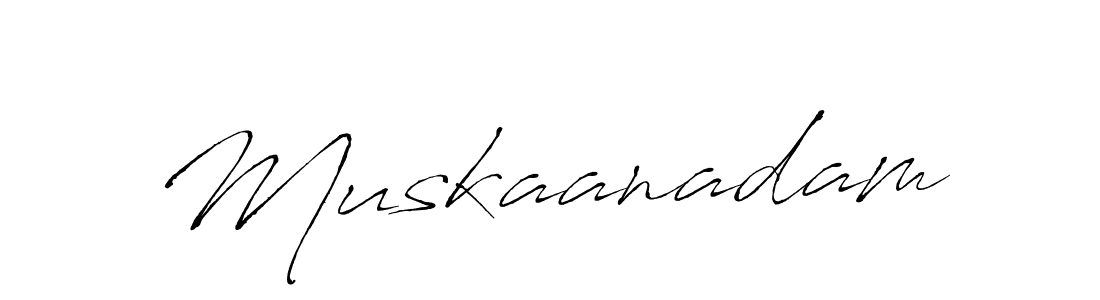 You should practise on your own different ways (Antro_Vectra) to write your name (Muskaanadam) in signature. don't let someone else do it for you. Muskaanadam signature style 6 images and pictures png
