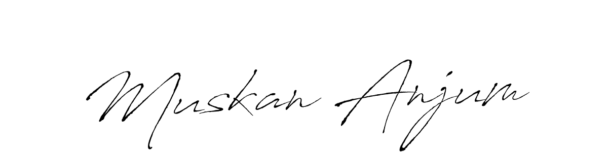 Also You can easily find your signature by using the search form. We will create Muskan Anjum name handwritten signature images for you free of cost using Antro_Vectra sign style. Muskan Anjum signature style 6 images and pictures png