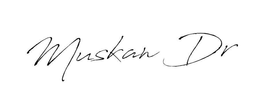 Use a signature maker to create a handwritten signature online. With this signature software, you can design (Antro_Vectra) your own signature for name Muskan Dr. Muskan Dr signature style 6 images and pictures png