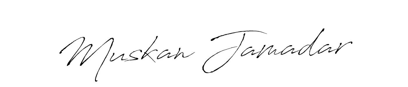 Muskan Jamadar stylish signature style. Best Handwritten Sign (Antro_Vectra) for my name. Handwritten Signature Collection Ideas for my name Muskan Jamadar. Muskan Jamadar signature style 6 images and pictures png