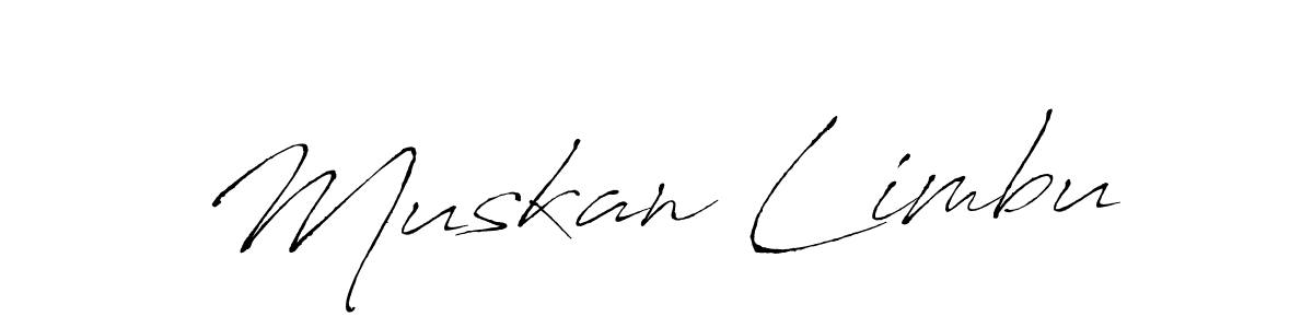This is the best signature style for the Muskan Limbu name. Also you like these signature font (Antro_Vectra). Mix name signature. Muskan Limbu signature style 6 images and pictures png