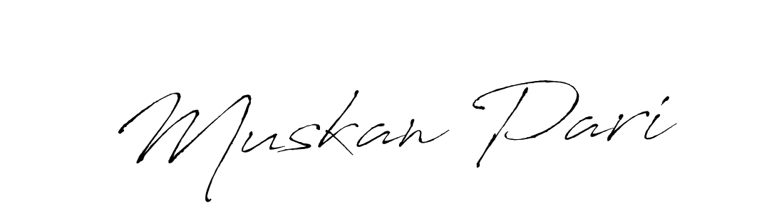 How to make Muskan Pari signature? Antro_Vectra is a professional autograph style. Create handwritten signature for Muskan Pari name. Muskan Pari signature style 6 images and pictures png