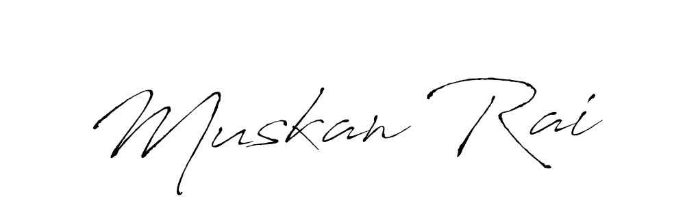 How to make Muskan Rai signature? Antro_Vectra is a professional autograph style. Create handwritten signature for Muskan Rai name. Muskan Rai signature style 6 images and pictures png