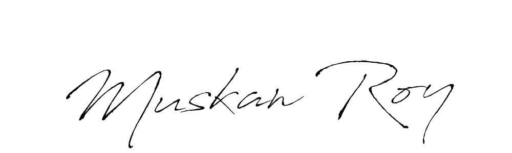 Muskan Roy stylish signature style. Best Handwritten Sign (Antro_Vectra) for my name. Handwritten Signature Collection Ideas for my name Muskan Roy. Muskan Roy signature style 6 images and pictures png