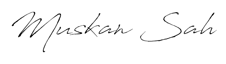 Build your personal autograph collection for name Muskan Sah with Antro_Vectra design. Browse, select, and save your favorites. Muskan Sah signature style 6 images and pictures png