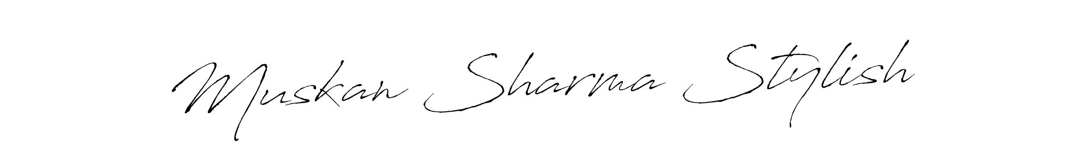 It looks lik you need a new signature style for name Muskan Sharma Stylish. Design unique handwritten (Antro_Vectra) signature with our free signature maker in just a few clicks. Muskan Sharma Stylish signature style 6 images and pictures png