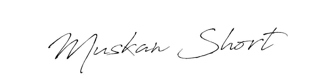 if you are searching for the best signature style for your name Muskan Short. so please give up your signature search. here we have designed multiple signature styles  using Antro_Vectra. Muskan Short signature style 6 images and pictures png