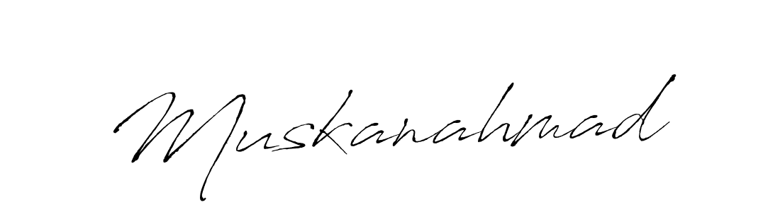 Also we have Muskanahmad name is the best signature style. Create professional handwritten signature collection using Antro_Vectra autograph style. Muskanahmad signature style 6 images and pictures png