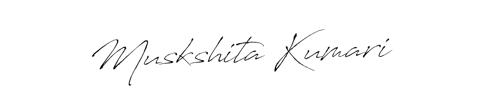 Muskshita Kumari stylish signature style. Best Handwritten Sign (Antro_Vectra) for my name. Handwritten Signature Collection Ideas for my name Muskshita Kumari. Muskshita Kumari signature style 6 images and pictures png