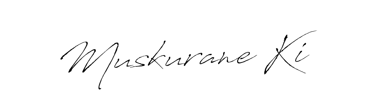 It looks lik you need a new signature style for name Muskurane Ki. Design unique handwritten (Antro_Vectra) signature with our free signature maker in just a few clicks. Muskurane Ki signature style 6 images and pictures png