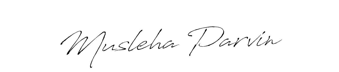 Also we have Musleha Parvin name is the best signature style. Create professional handwritten signature collection using Antro_Vectra autograph style. Musleha Parvin signature style 6 images and pictures png
