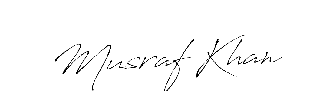 How to make Musraf Khan signature? Antro_Vectra is a professional autograph style. Create handwritten signature for Musraf Khan name. Musraf Khan signature style 6 images and pictures png