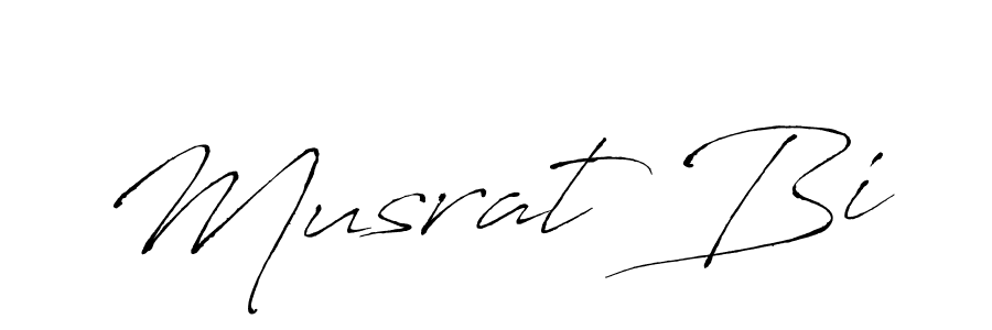 Design your own signature with our free online signature maker. With this signature software, you can create a handwritten (Antro_Vectra) signature for name Musrat Bi. Musrat Bi signature style 6 images and pictures png