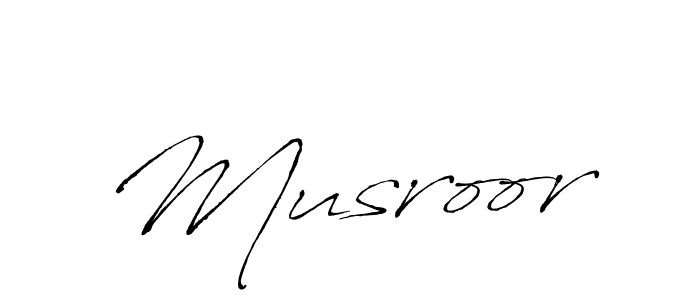 Make a beautiful signature design for name Musroor. With this signature (Antro_Vectra) style, you can create a handwritten signature for free. Musroor signature style 6 images and pictures png