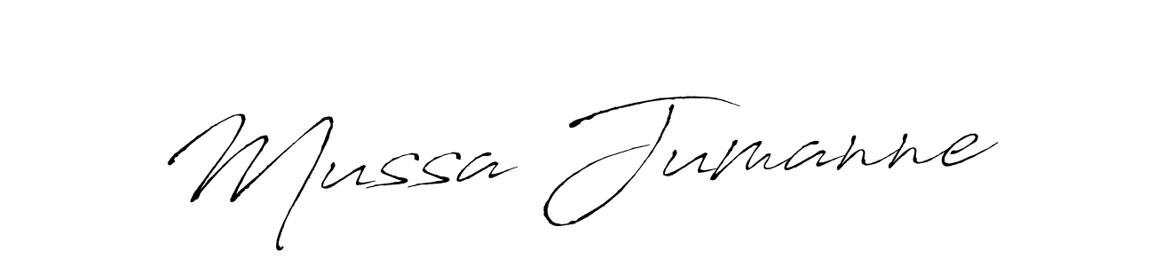 Design your own signature with our free online signature maker. With this signature software, you can create a handwritten (Antro_Vectra) signature for name Mussa Jumanne. Mussa Jumanne signature style 6 images and pictures png