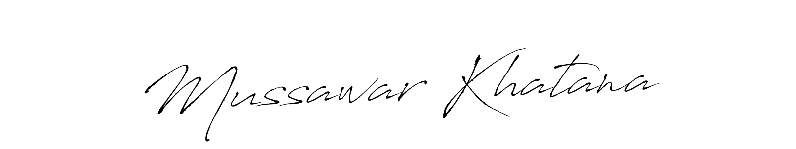 Make a beautiful signature design for name Mussawar Khatana. With this signature (Antro_Vectra) style, you can create a handwritten signature for free. Mussawar Khatana signature style 6 images and pictures png