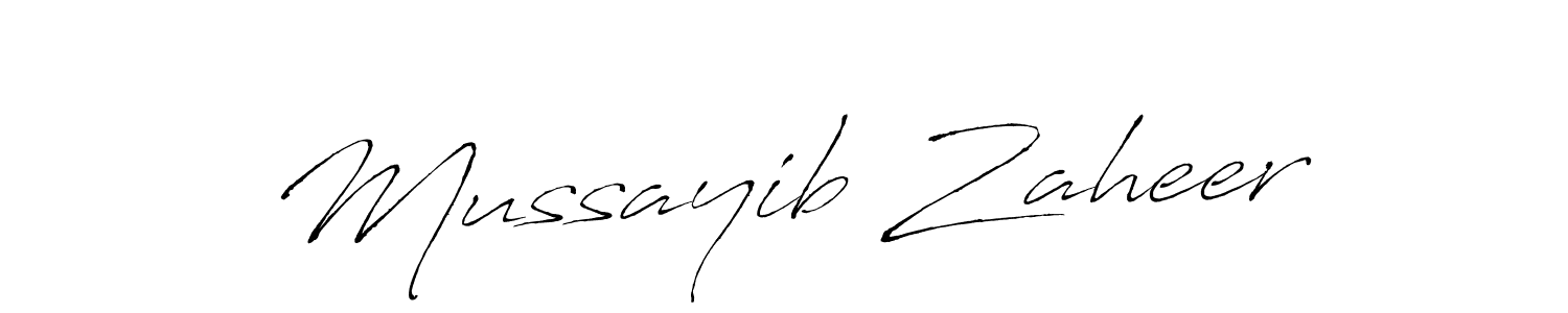 Antro_Vectra is a professional signature style that is perfect for those who want to add a touch of class to their signature. It is also a great choice for those who want to make their signature more unique. Get Mussayib Zaheer name to fancy signature for free. Mussayib Zaheer signature style 6 images and pictures png