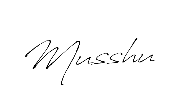 Use a signature maker to create a handwritten signature online. With this signature software, you can design (Antro_Vectra) your own signature for name Musshu. Musshu signature style 6 images and pictures png