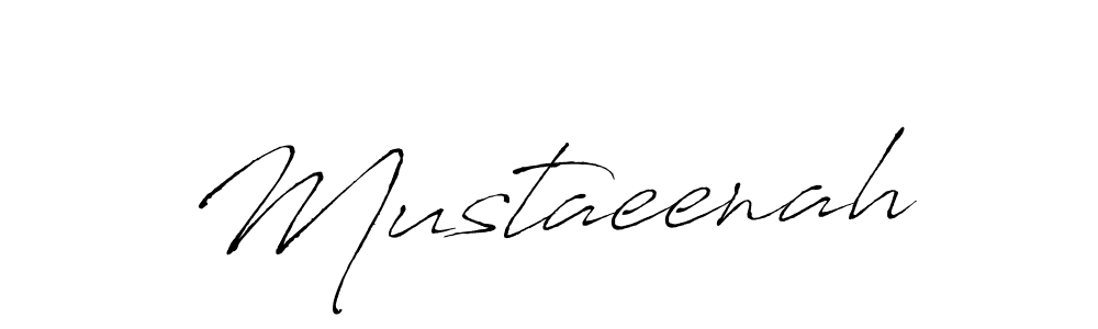 Design your own signature with our free online signature maker. With this signature software, you can create a handwritten (Antro_Vectra) signature for name Mustaeenah. Mustaeenah signature style 6 images and pictures png