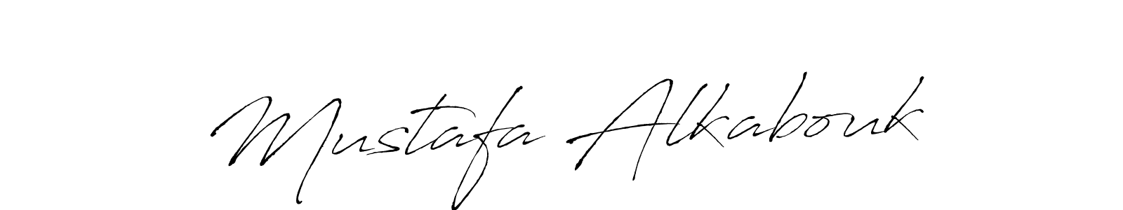 Design your own signature with our free online signature maker. With this signature software, you can create a handwritten (Antro_Vectra) signature for name Mustafa Alkabouk. Mustafa Alkabouk signature style 6 images and pictures png