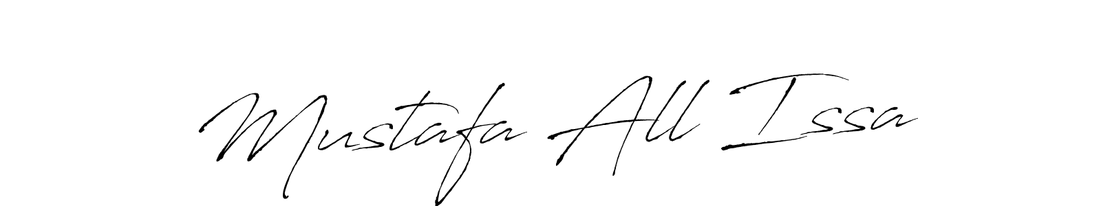 Mustafa All Issa stylish signature style. Best Handwritten Sign (Antro_Vectra) for my name. Handwritten Signature Collection Ideas for my name Mustafa All Issa. Mustafa All Issa signature style 6 images and pictures png