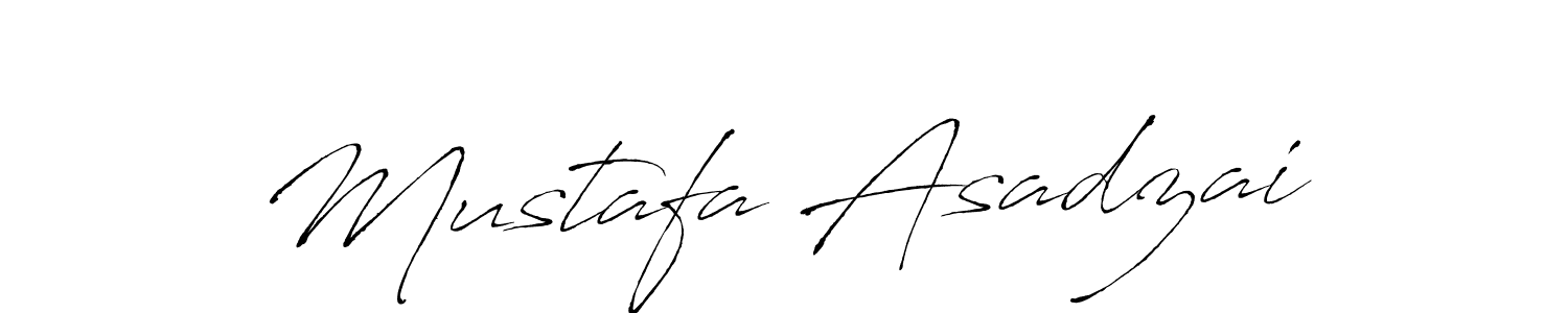 Create a beautiful signature design for name Mustafa Asadzai. With this signature (Antro_Vectra) fonts, you can make a handwritten signature for free. Mustafa Asadzai signature style 6 images and pictures png