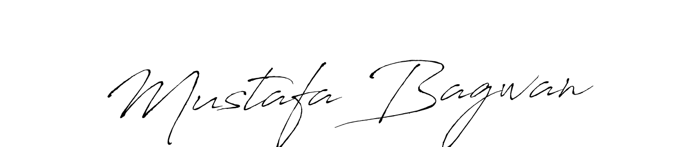 How to make Mustafa Bagwan name signature. Use Antro_Vectra style for creating short signs online. This is the latest handwritten sign. Mustafa Bagwan signature style 6 images and pictures png