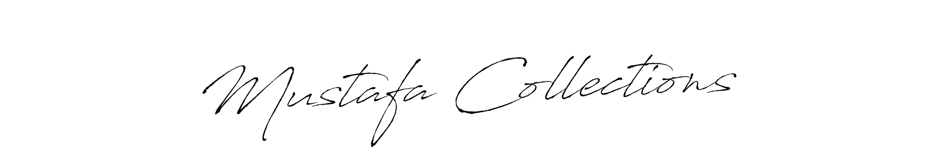 You should practise on your own different ways (Antro_Vectra) to write your name (Mustafa Collections) in signature. don't let someone else do it for you. Mustafa Collections signature style 6 images and pictures png