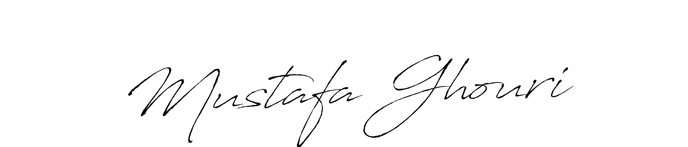 Design your own signature with our free online signature maker. With this signature software, you can create a handwritten (Antro_Vectra) signature for name Mustafa Ghouri. Mustafa Ghouri signature style 6 images and pictures png