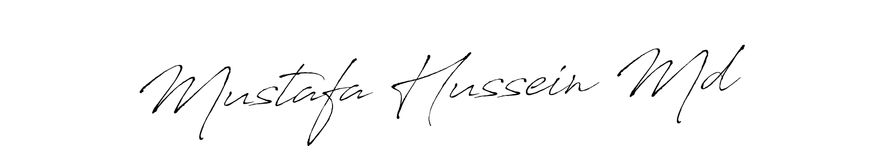 How to make Mustafa Hussein Md signature? Antro_Vectra is a professional autograph style. Create handwritten signature for Mustafa Hussein Md name. Mustafa Hussein Md signature style 6 images and pictures png