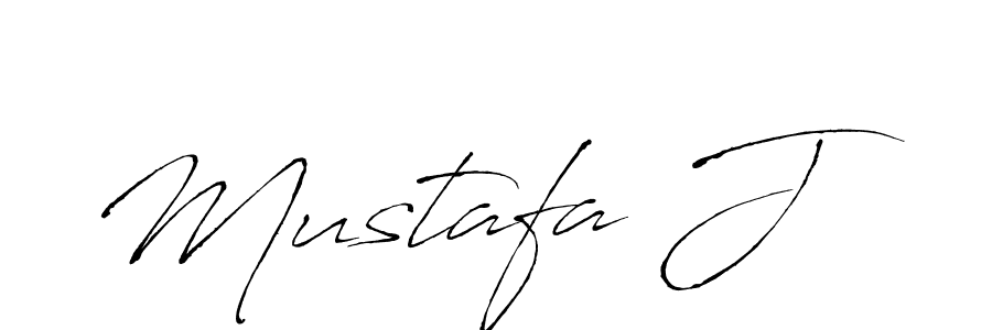 Also we have Mustafa J name is the best signature style. Create professional handwritten signature collection using Antro_Vectra autograph style. Mustafa J signature style 6 images and pictures png