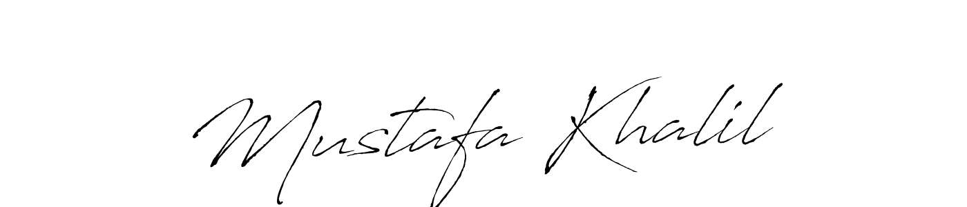 Design your own signature with our free online signature maker. With this signature software, you can create a handwritten (Antro_Vectra) signature for name Mustafa Khalil. Mustafa Khalil signature style 6 images and pictures png