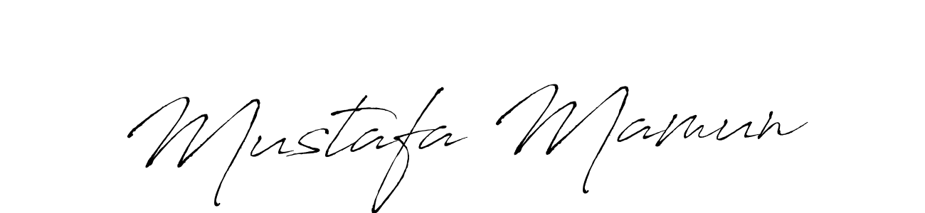 Create a beautiful signature design for name Mustafa Mamun. With this signature (Antro_Vectra) fonts, you can make a handwritten signature for free. Mustafa Mamun signature style 6 images and pictures png