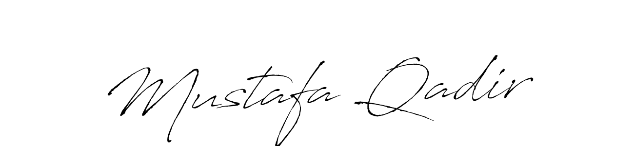 Create a beautiful signature design for name Mustafa Qadir. With this signature (Antro_Vectra) fonts, you can make a handwritten signature for free. Mustafa Qadir signature style 6 images and pictures png