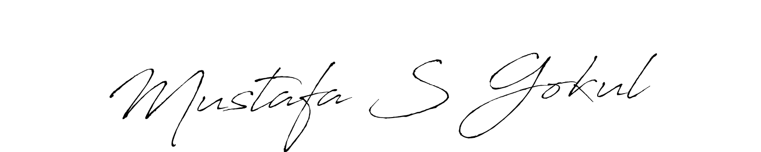 Also You can easily find your signature by using the search form. We will create Mustafa S Gokul name handwritten signature images for you free of cost using Antro_Vectra sign style. Mustafa S Gokul signature style 6 images and pictures png